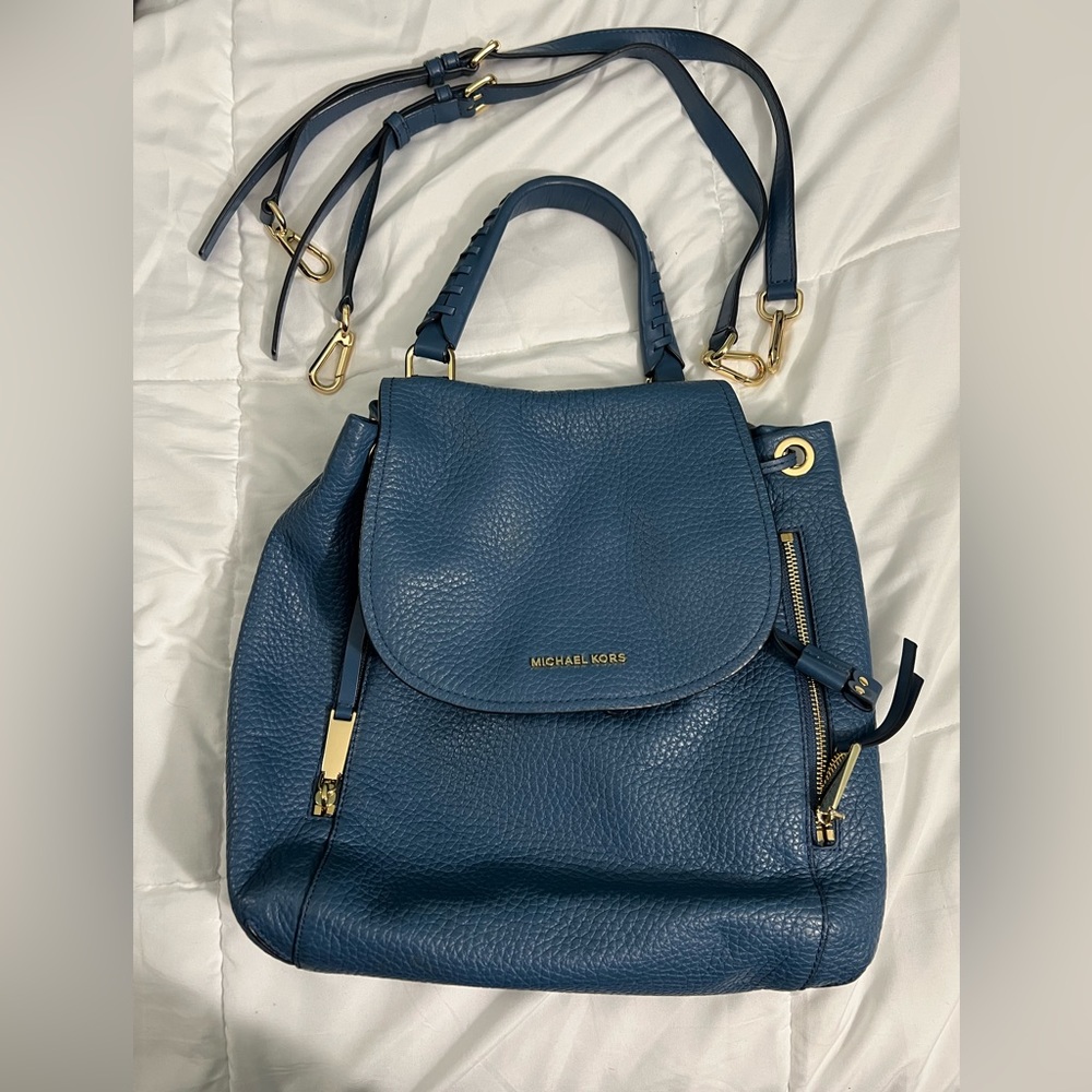 Michael Kors Blue backpack
